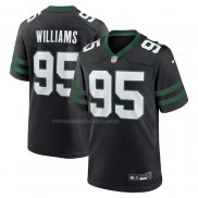 Maglia NFL Game New York Jets Quinnen Williams Alternato Nero2