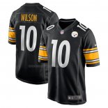 Maglia NFL Game Pittsburgh Steelers Roman Wilson 2024 NFL Draft Nero