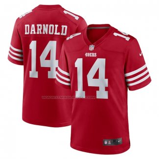 Maglia NFL Game San Francisco 49ers Sam Darnold Rosso