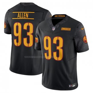 Maglia NFL Limited Washington Commanders Jonathan Allen Alternato Vapor F.U.S.E. Nero