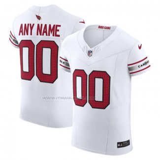 Maglia NFL Elite Arizon Cardinals Vapor F.U.S.E. Personalizzate Bianco