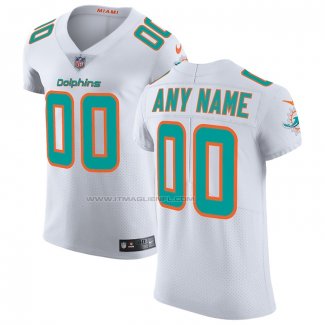 Maglia NFL Elite Miami Dolphins Personalizzate Vapor Untouchable Bianco