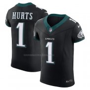 Maglia NFL Elite Philadelphia Eagles Jalen Hurts Alternato Vapor F.U.S.E. Nero