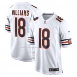 Maglia NFL Game Chicago Bears Caleb Williams 2024 NFL Draft First Round Pick Bianco