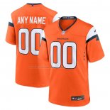 Maglia NFL Game Denver Broncos Personalizzate Arancione2