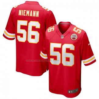 Maglia NFL Game Kansas City Chiefs Ben Niemann Rosso