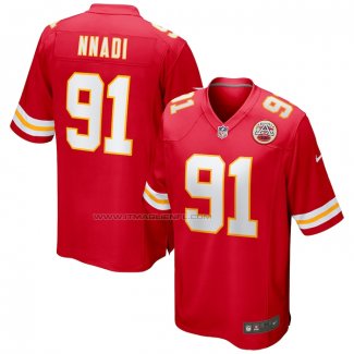 Maglia NFL Game Kansas City Chiefs Derrick Nnadi Rosso