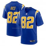 Maglia NFL Game Los Angeles Chargers Brenden Rice 2024 NFL Draft 2nd Alternato Blu