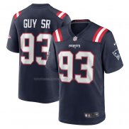 Maglia NFL Game New England Patriots Lawrence Guy Sr Blu