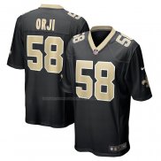 Maglia NFL Game New Orleans Saints Anfernee Orji Nero