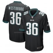 Maglia NFL Game Philadelphia Eagles Brian Westbrook Retired Alternato Nero