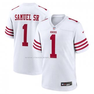 Maglia NFL Game San Francisco 49ers Deebo Samuel Sr Bianco