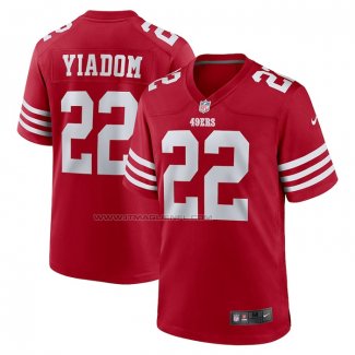 Maglia NFL Game San Francisco 49ers Isaac Yiadom Rosso