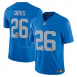 Maglia NFL Limited Detroit Lions Jahmyr Gibbs Vapor F.U.S.E. Alternato Blu