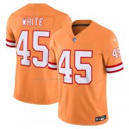 Maglia NFL Limited Tampa Bay Buccaneers Devin White Throwback Arancione