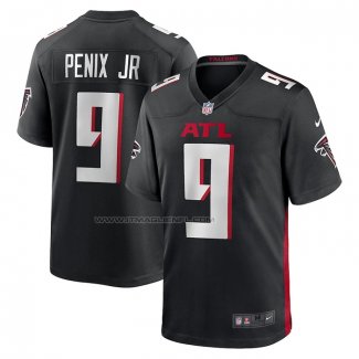 Maglia NFL Game Atlanta Falcons Michael Penix JR. 2024 NFL Draft First Round Pick Nero