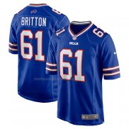 Maglia NFL Game Buffalo Bills Gunner Britton Blu