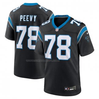 Maglia NFL Game Carolina Panthers Jayden Peevy Nero