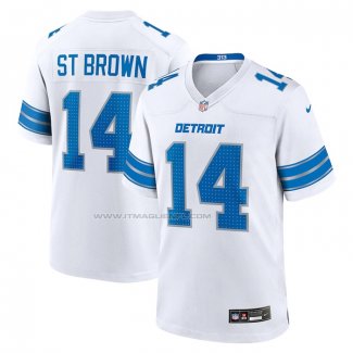 Maglia NFL Game Detroit Lions Amon-ra St. Brown Bianco