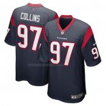 Maglia NFL Game Houston Texans Maliek Collins Blu