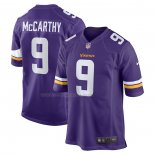 Maglia NFL Game Minnesota Vikings J.j. Mccarthy 2024 NFL Draft First Round Pick Viola