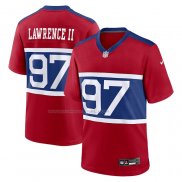 Maglia NFL Game New York Giants Dexter Lawrence II Alternato Rosso