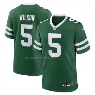 Maglia NFL Game New York Jets Garrett Wilson Verde