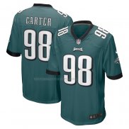 Maglia NFL Game Philadelphia Eagles Jalen Carter 2023 NFL Draft First Round Pick Verde