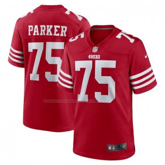 Maglia NFL Game San Francisco 49ers Brandon Parker Rosso