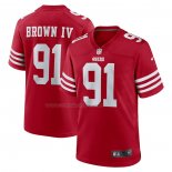 Maglia NFL Game San Francisco 49ers Earnest Brown Iv Rosso