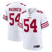 Maglia NFL Game San Francisco 49ers Fred Warner Bianco