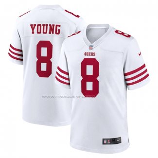 Maglia NFL Game San Francisco 49ers Steve Young Retired Bianco