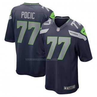 Maglia NFL Game Seattle Seahawks Ethan Pocic Blu