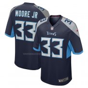 Maglia NFL Game Tennessee Titans A.J. Moore JR. Blu