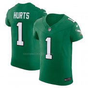 Maglia NFL Elite Philadelphia Eagles Jalen Hurts 2nd Alternato Vapor F.U.S.E. Verde