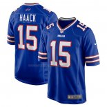 Maglia NFL Game Buffalo Bills Matt Haack 15 Blu