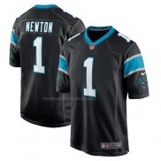 Maglia NFL Game Carolina Panthers Cam Newton Nero