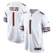 Maglia NFL Game Chicago Bears Justin Fields Bianco