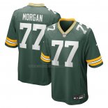 Maglia NFL Game Green Bay Packers Jordan Morgan 2024 NFL Draft First Round Pick Verde