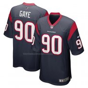 Maglia NFL Game Houston Texans Ali Gaye 90 Blu