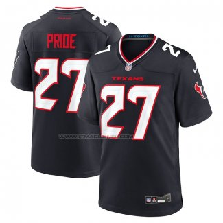 Maglia NFL Game Houston Texans Troy Pride Blu