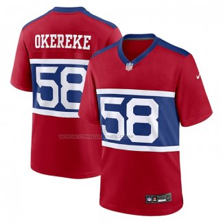 Maglia NFL Game New York Giants Bobby Okereke Alternato Rosso