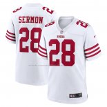 Maglia NFL Game San Francisco 49ers Trey Sermon Bianco