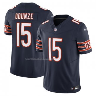 Maglia NFL Limited Chicago Bears Rome Odunze Vapor F.U.S.E. Blu