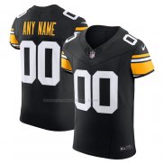 Maglia NFL Elite Pittsburgh Steelers Vapor F.U.S.E. Personalizzate Nero