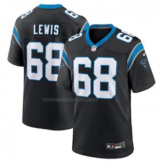 Maglia NFL Game Carolina Panthers Damien Lewis Nero