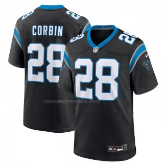 Maglia NFL Game Carolina Panthers Jashaun Corbin Nero