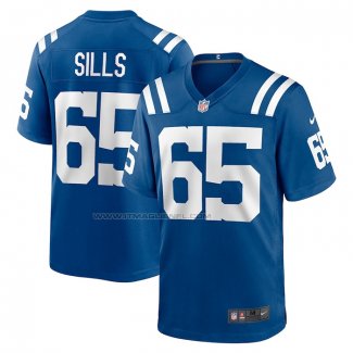 Maglia NFL Game Indianapolis Colts Josh Sills Blu