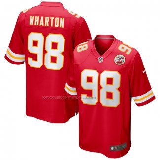 Maglia NFL Game Kansas City Chiefs Tershawn Wharton Rosso