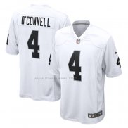 Maglia NFL Game Las Vegas Raiders Aidan O'connell Bianco